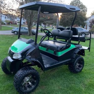 Ezgo RXV lifted gas golf cart for sale at Downtown GOLF CART : Bringing you the best Golf Carts