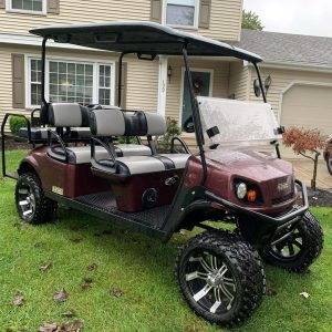 Selling Ezgo L6 Custom Gas Golf Cart for sale at Downtown GOLF CART ; Bringing you the best experience